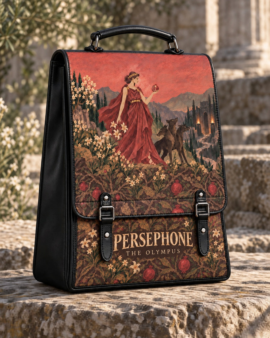 "Persephone" Leather Backpack