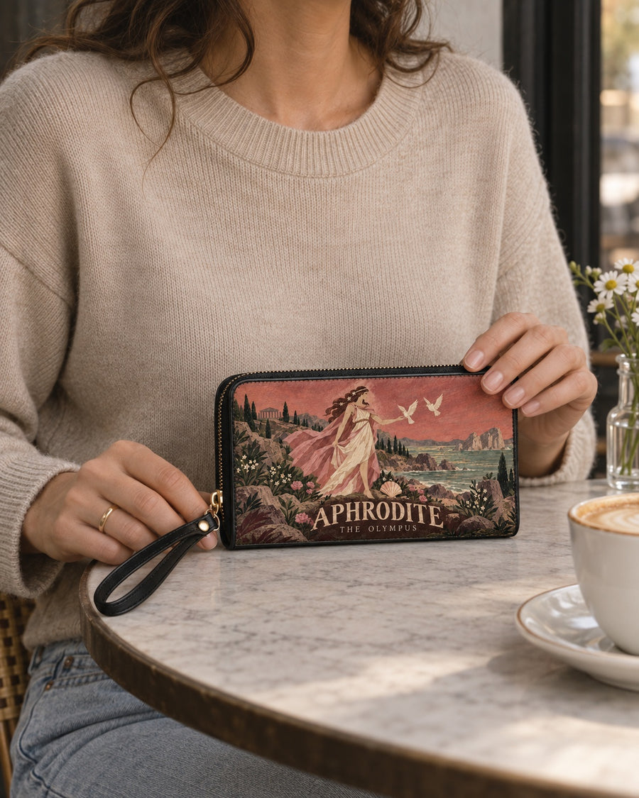 "Aphrodite" Long Wallet