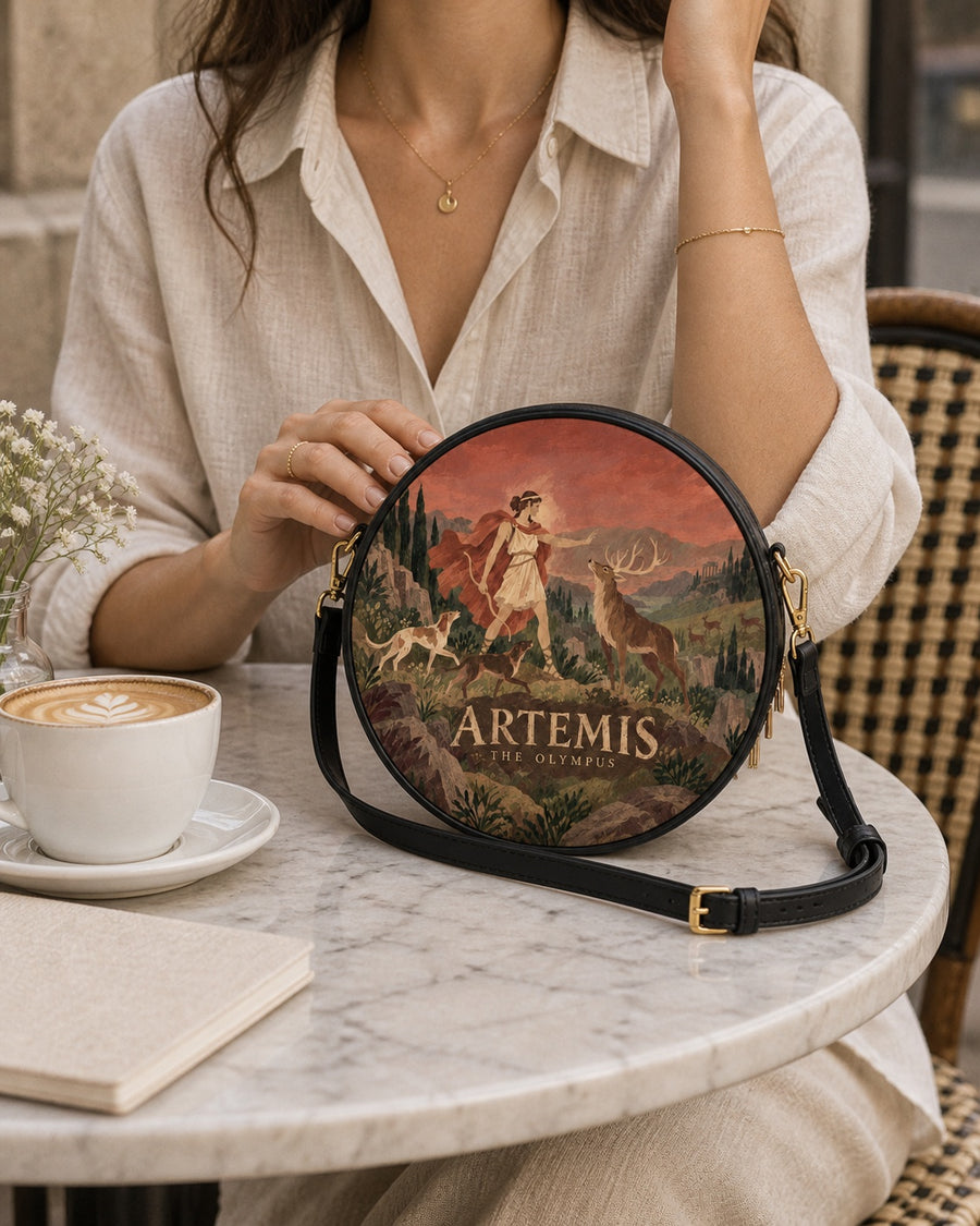 "Artemis" Circle Crossbody Bag