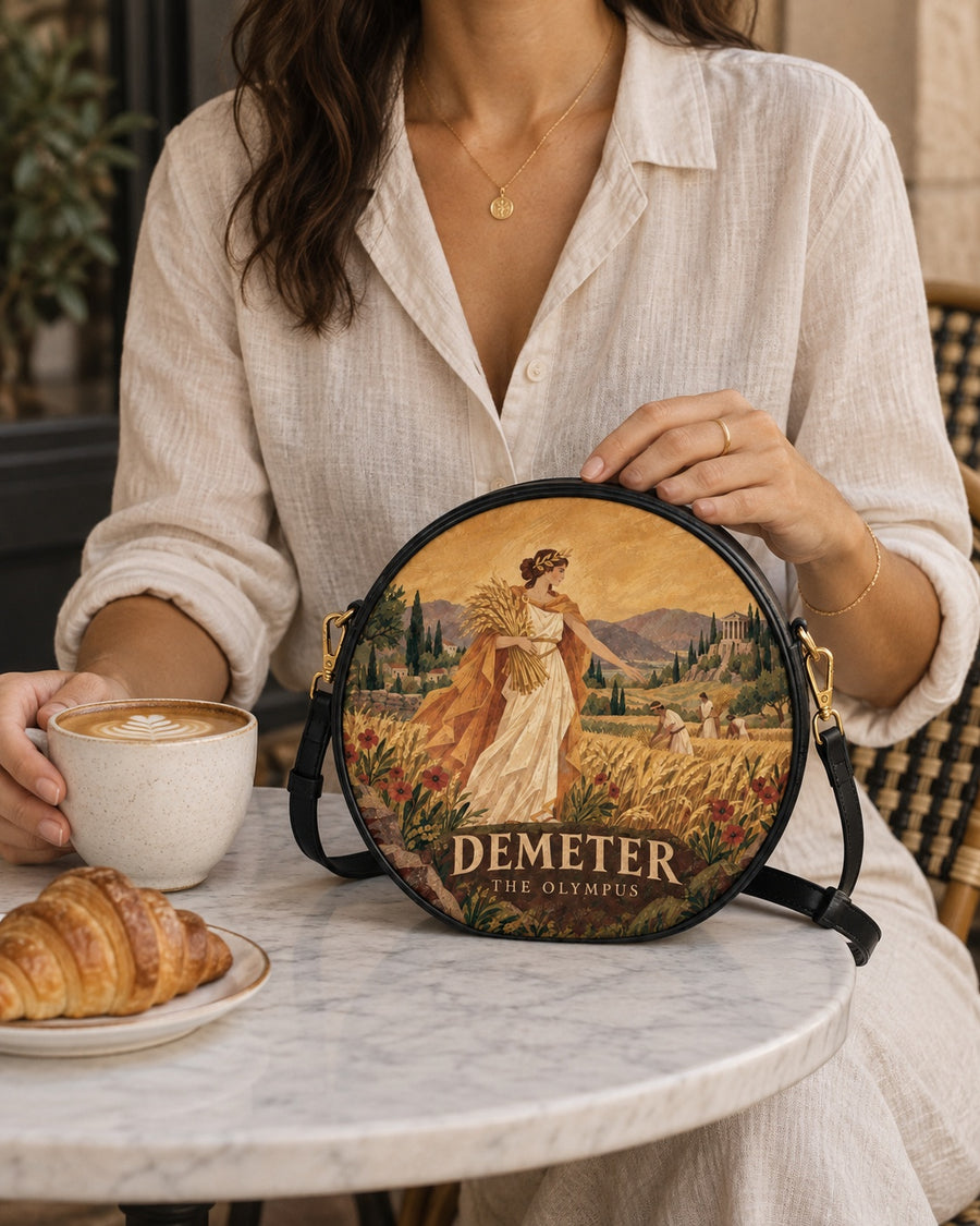 "Demeter" Circle Crossbody Bag