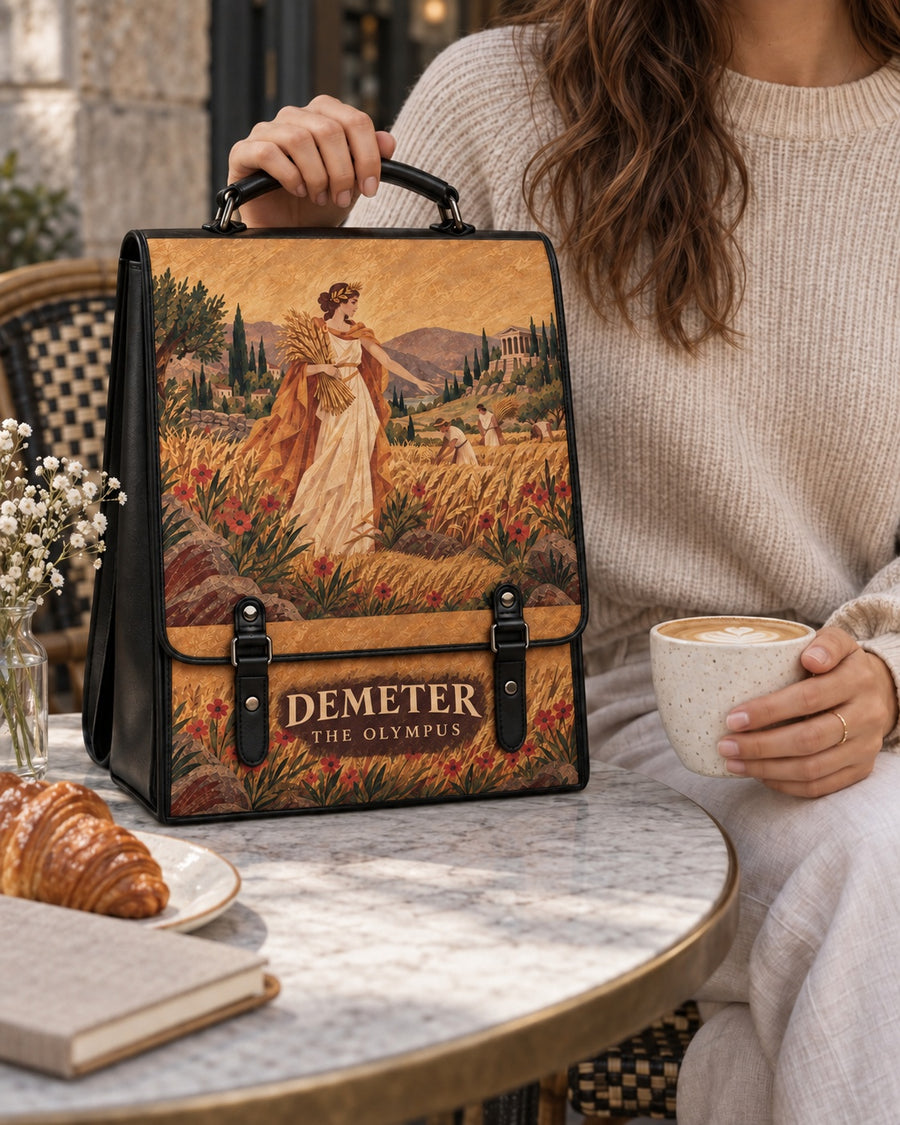 "Demeter" Leather Backpack