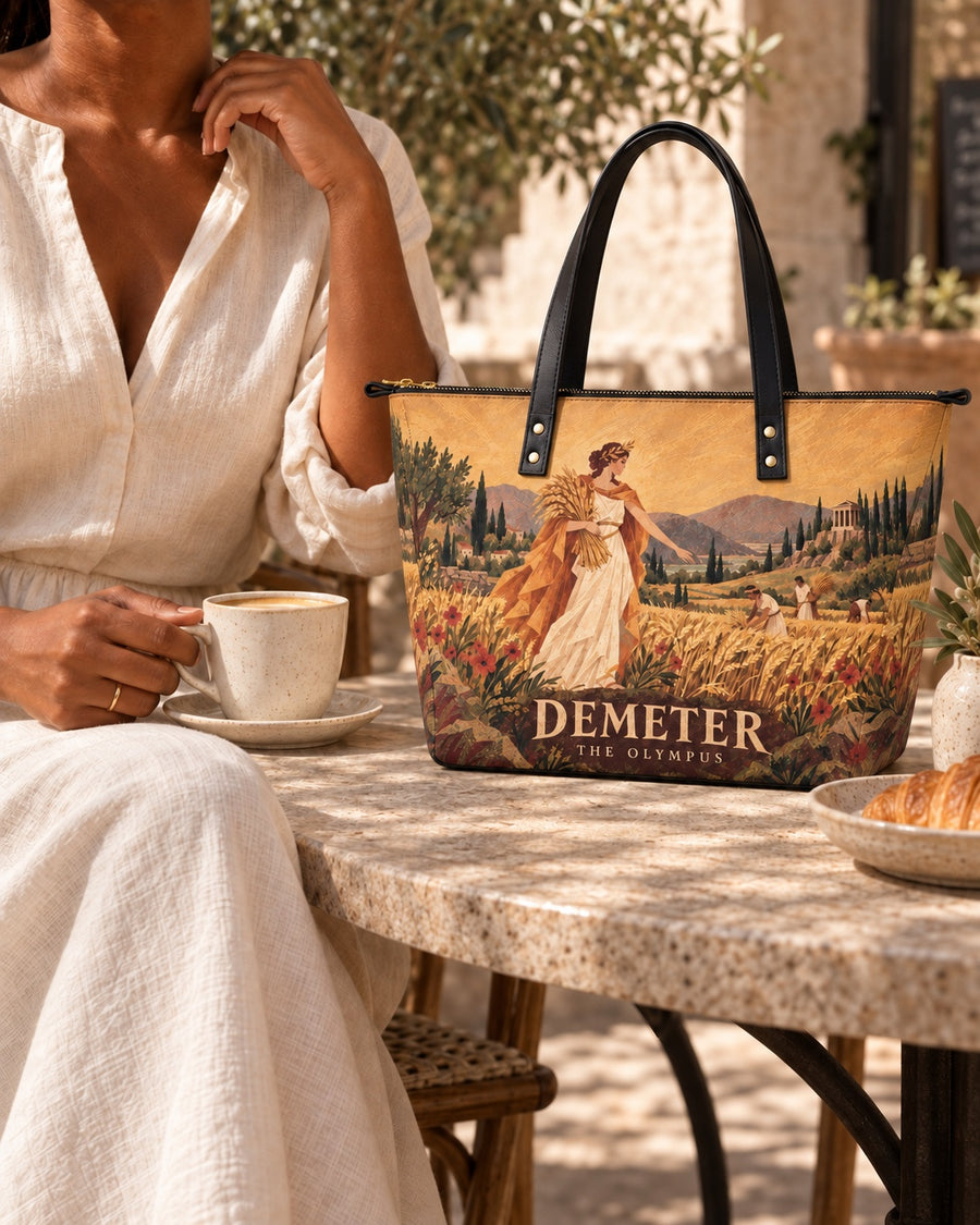 "Demeter" Leather Tote Bag