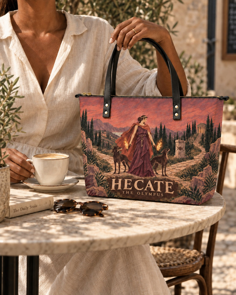 "Hecate" Leather Tote Bag