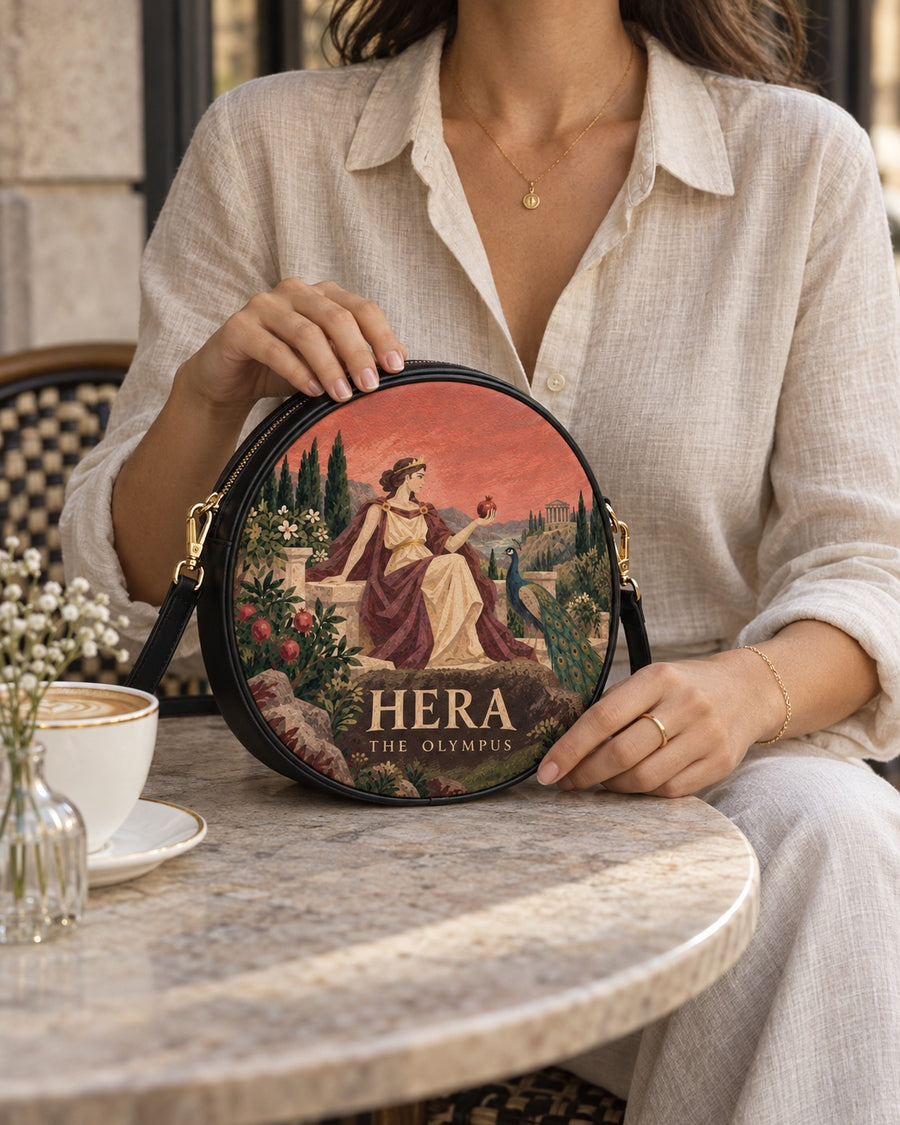 "Hera" Circle Crossbody Bag