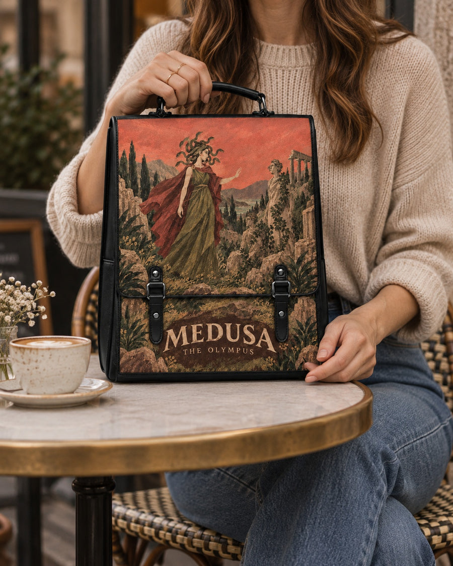 "Medusa" Leather Backpack