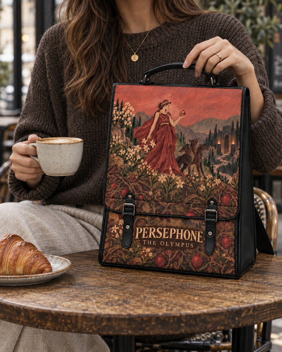 "Persephone" Leather Backpack