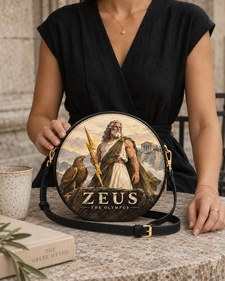 "Zeus" Circle Crossbody Bag
