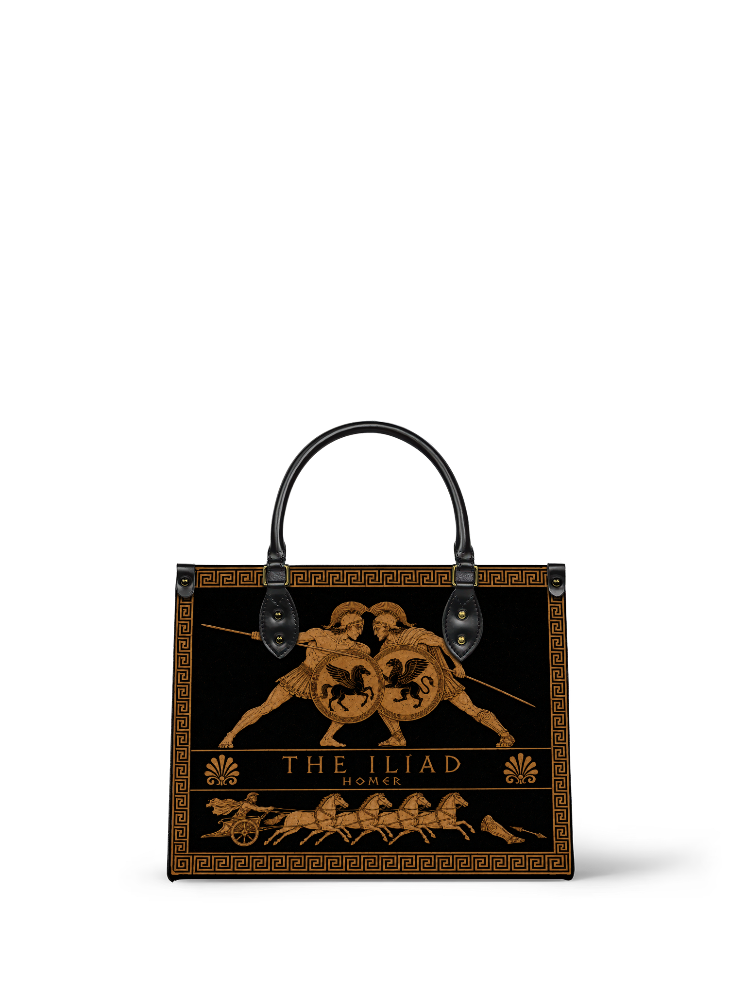 "The Iliad" Leather Handbag