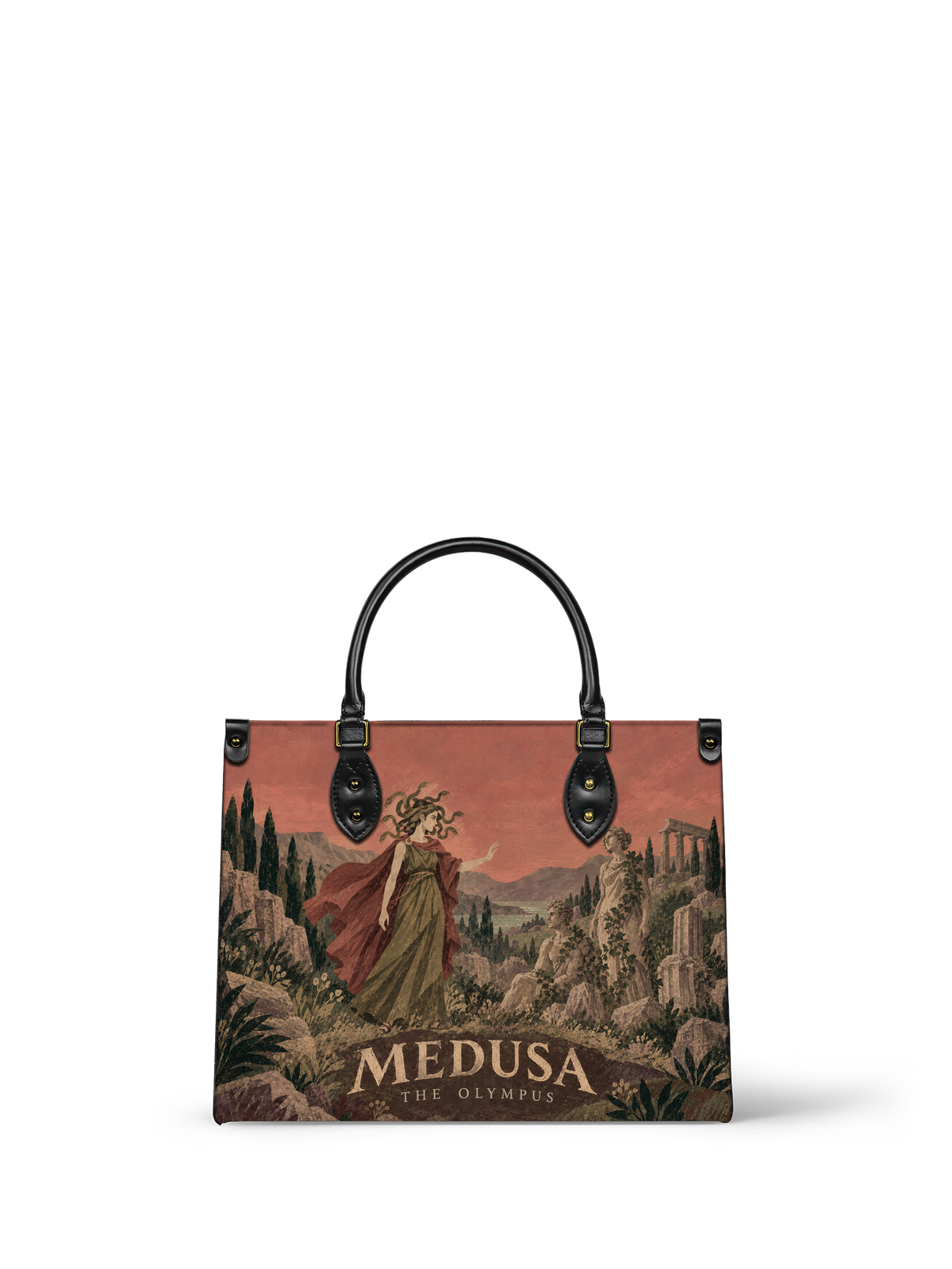 "Medusa" Leather Handbag