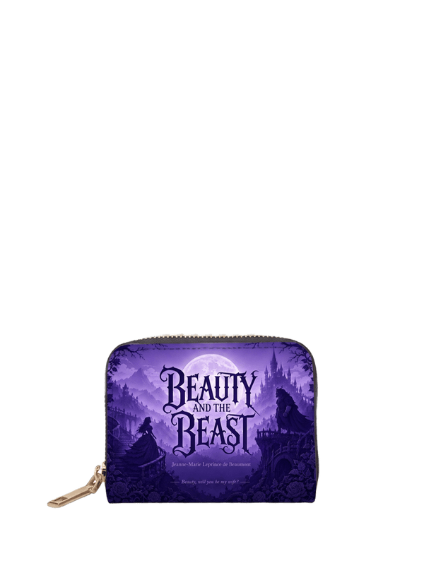 "Beauty and the Beast" Moonlit Rose Mini Wallet