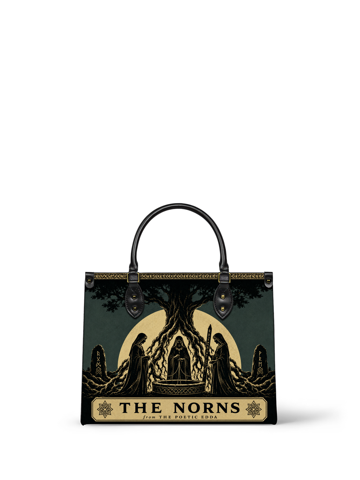 "The Norns" Leather Handbag