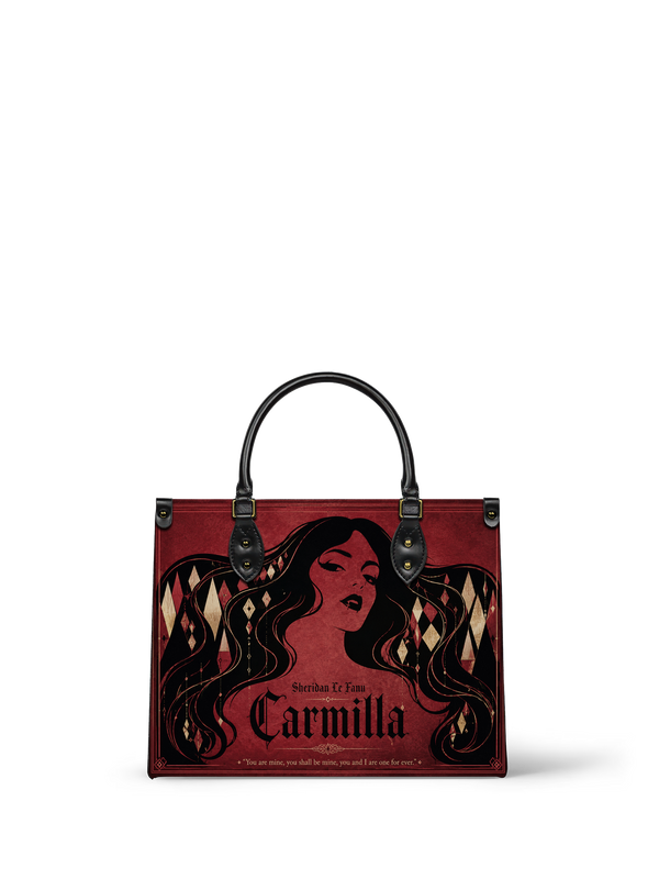 "Carmilla" Crimson Bride Leather Handbag