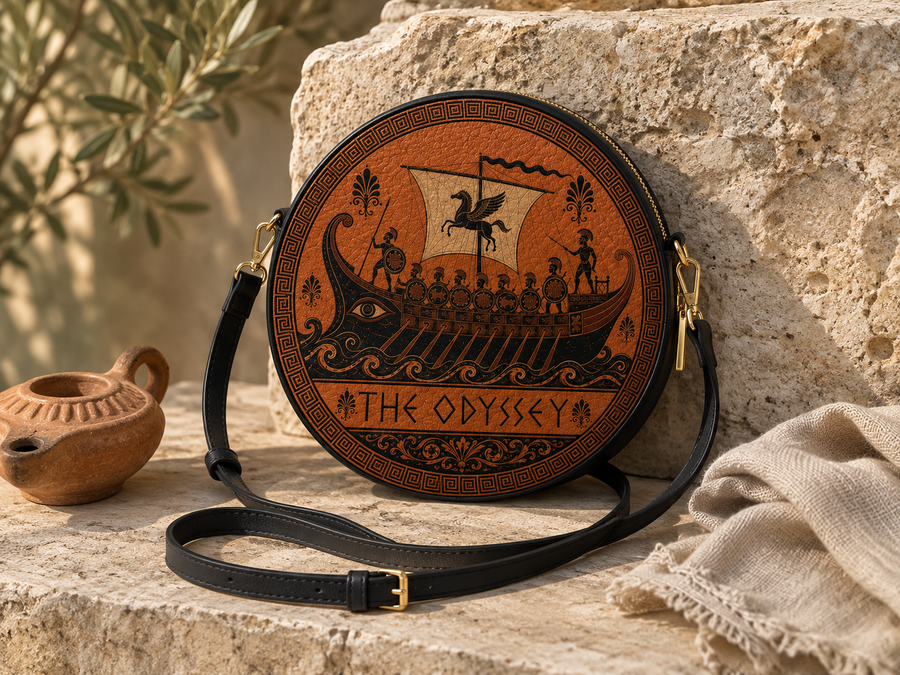 "The Odyssey" Circle Crossbody Bag