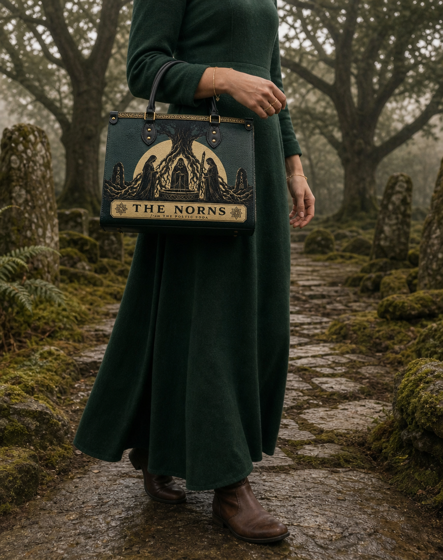 "The Norns" Leather Handbag