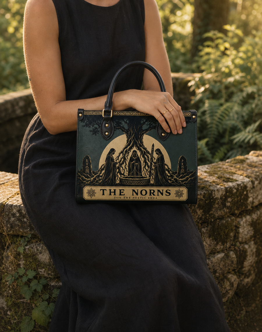 "The Norns" Leather Handbag