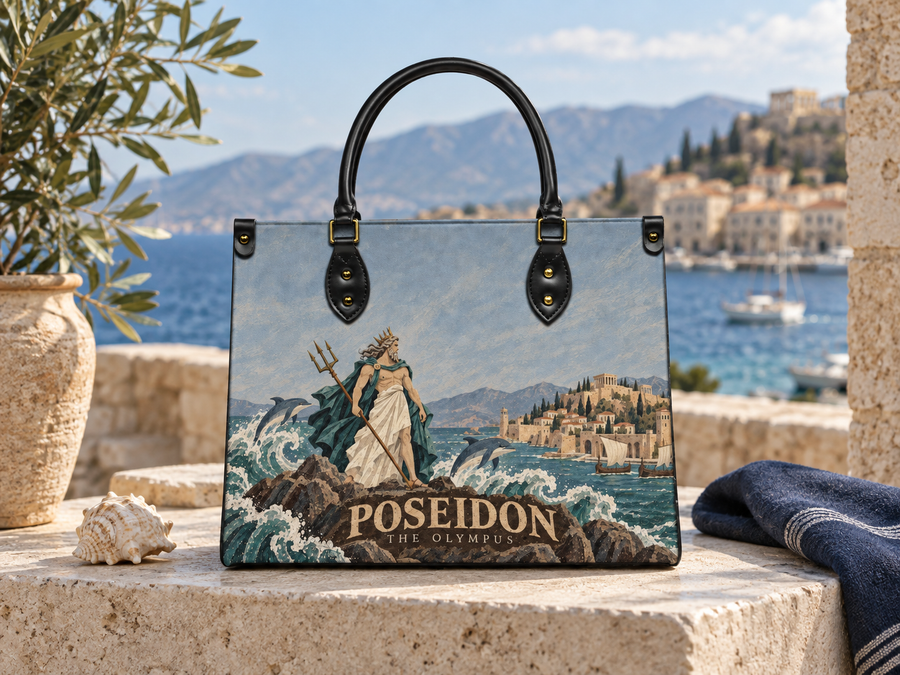 "Poseidon" Leather Handbag