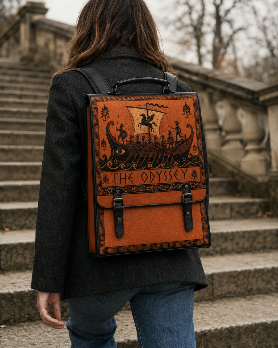 "The Odyssey" Leather Backpack