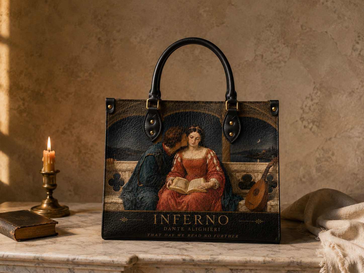 "Inferno" Leather Handbag