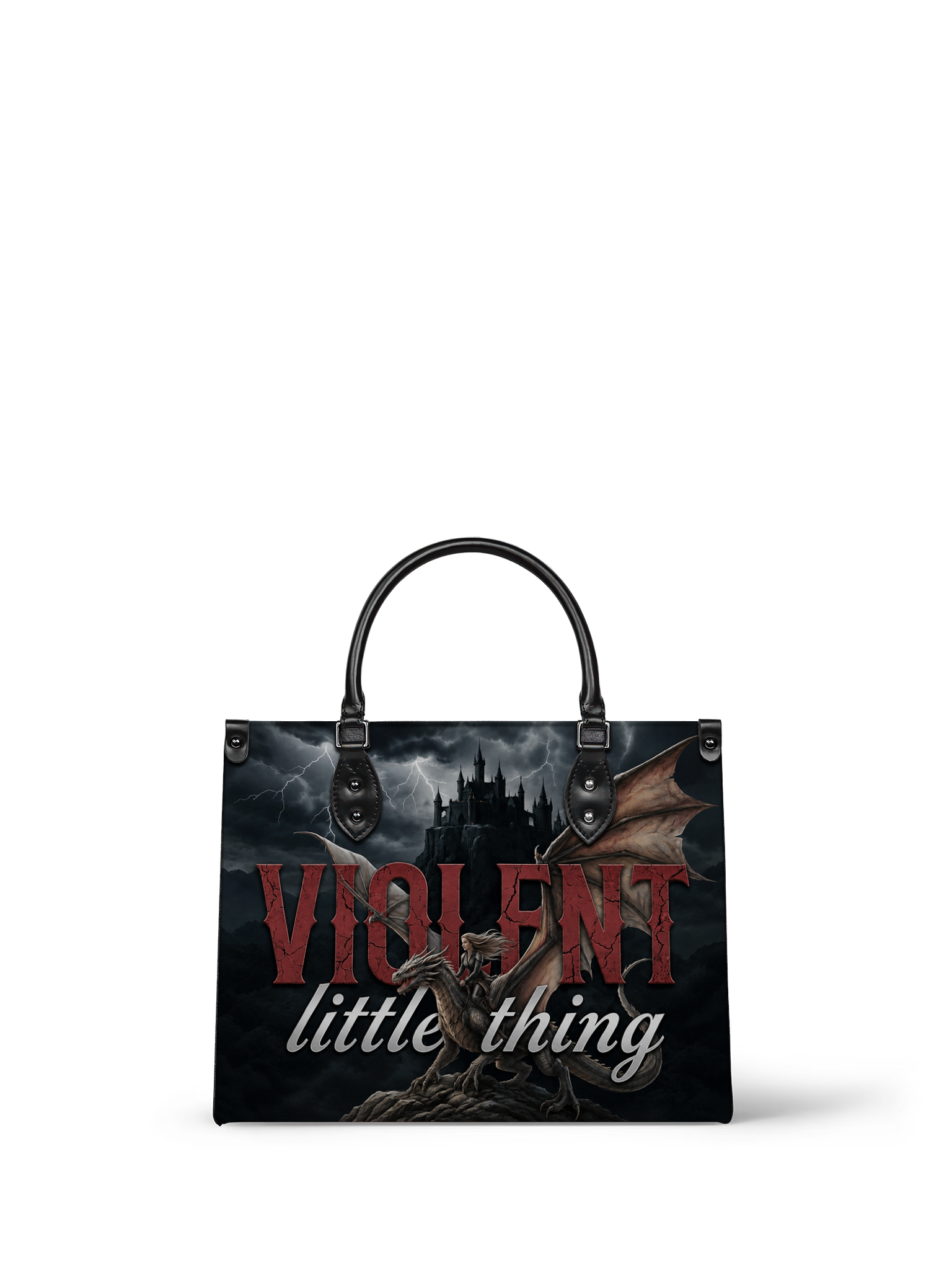 "Violent Little Thing" Dragon Rider Leather Handbag