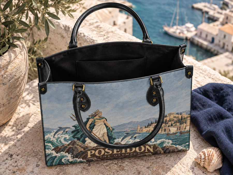 "Poseidon" Leather Handbag