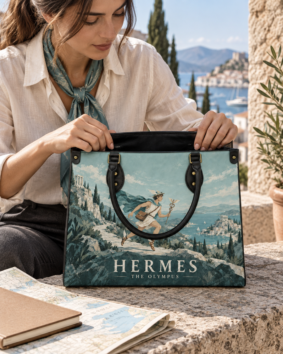 "Hermes" Leather Handbag
