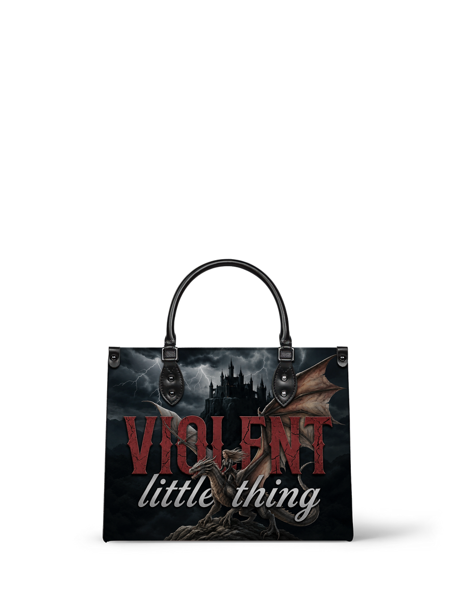 "Violent Little Thing" Dragon Rider Leather Handbag