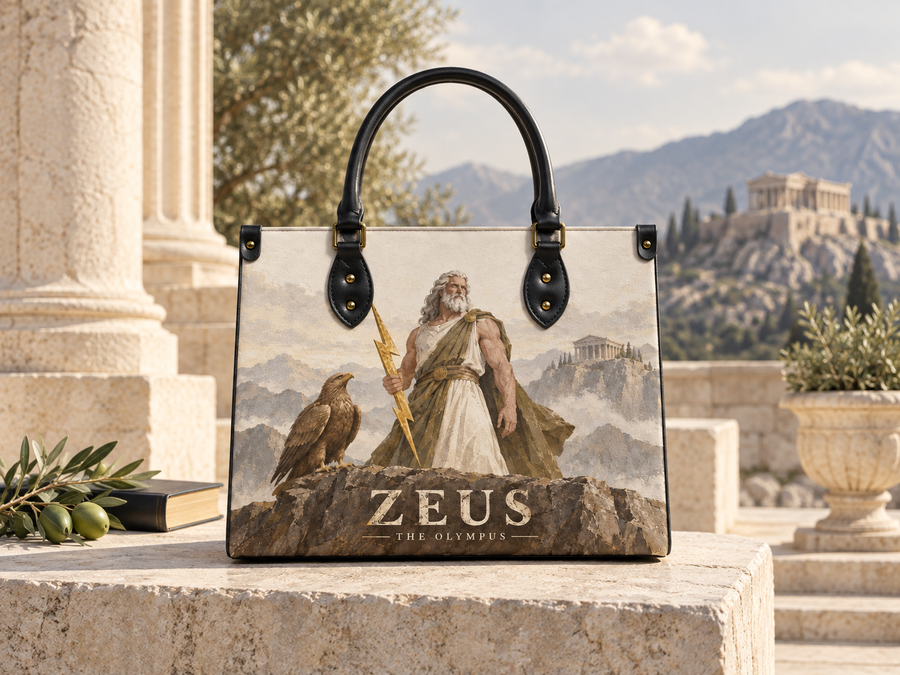 "Zeus" Leather Handbag