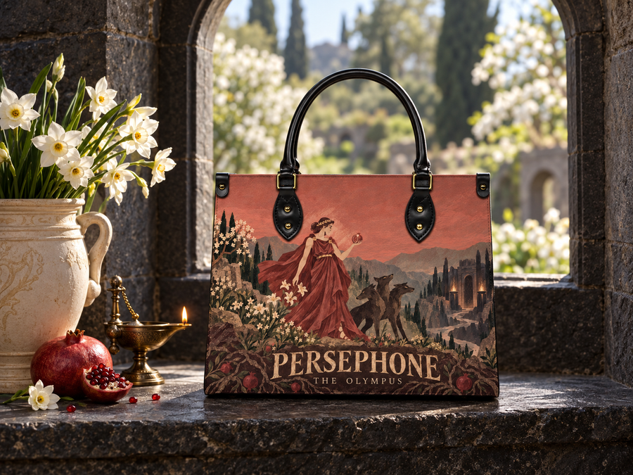 "Persephone" Leather Handbag