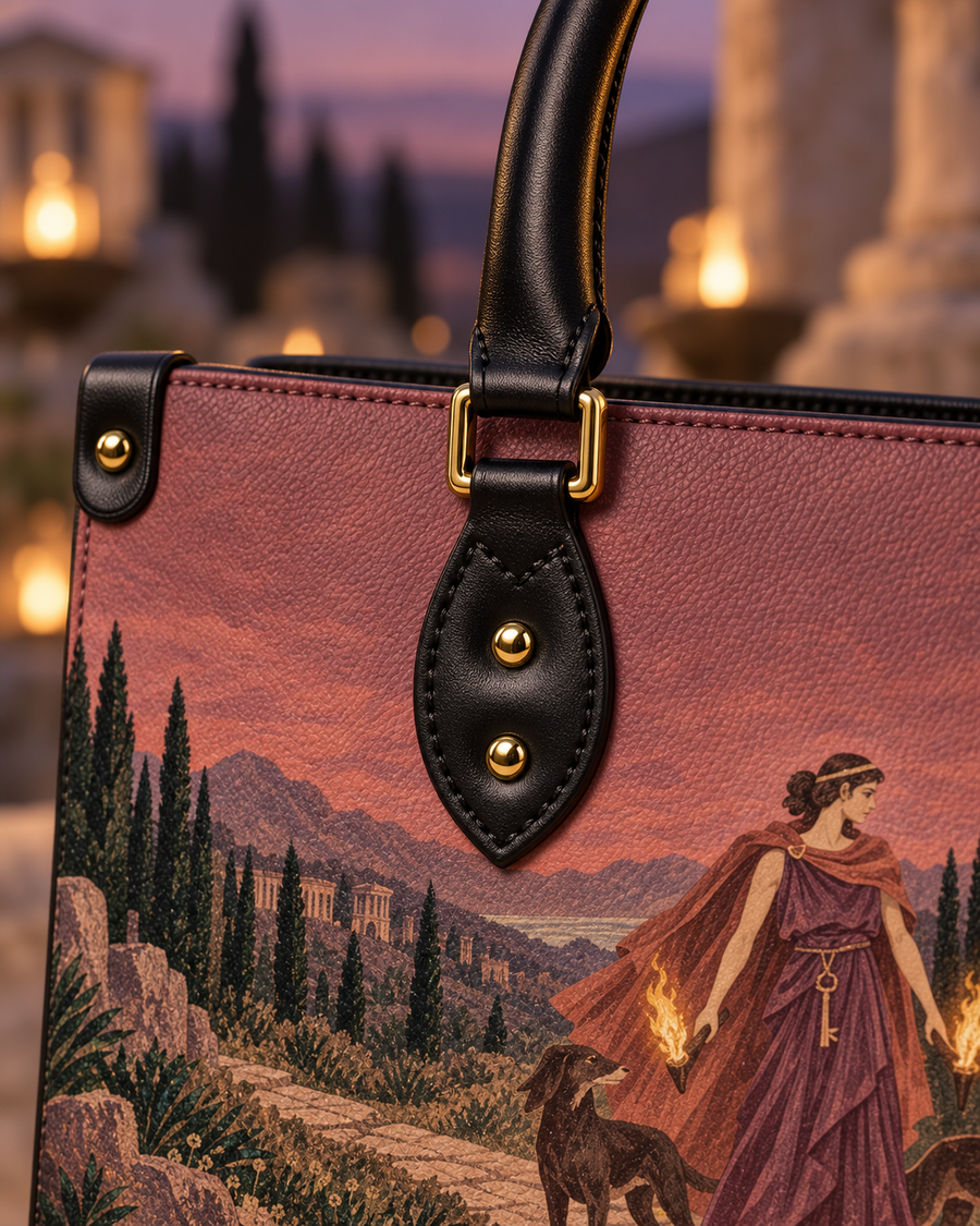 "Hecate" Leather Handbag