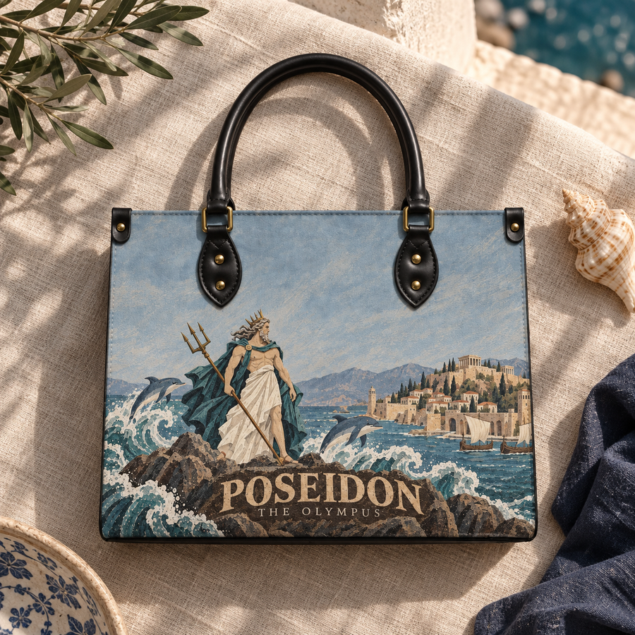 "Poseidon" Leather Handbag