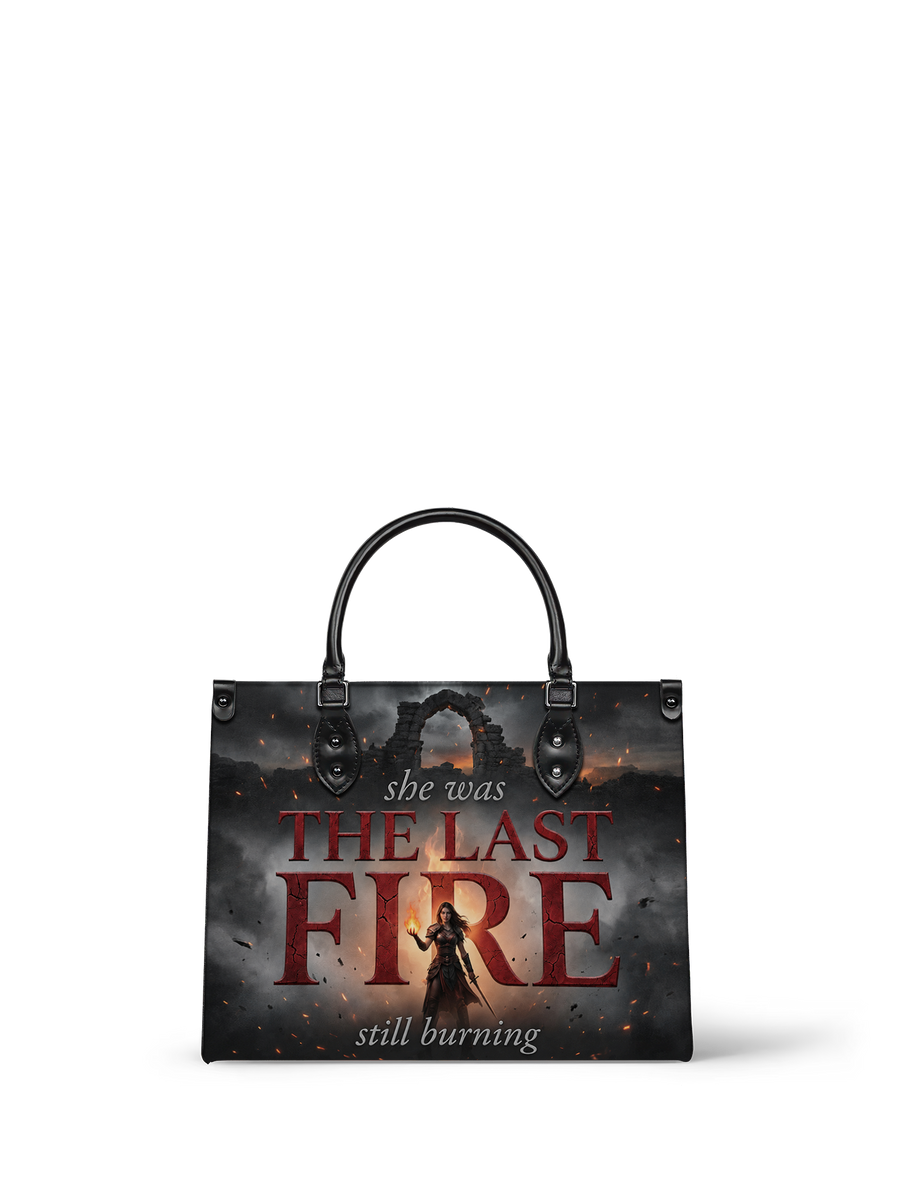 "The Last Fire (Still Burning)" Warrior Leather Handbag