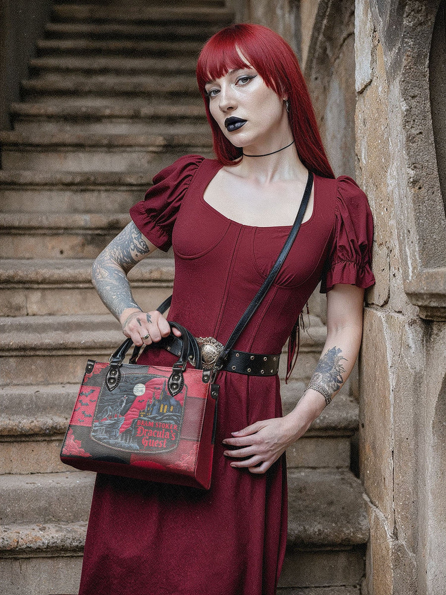 "Dracula's Guest" - Black Interior - Small Leather Handbag