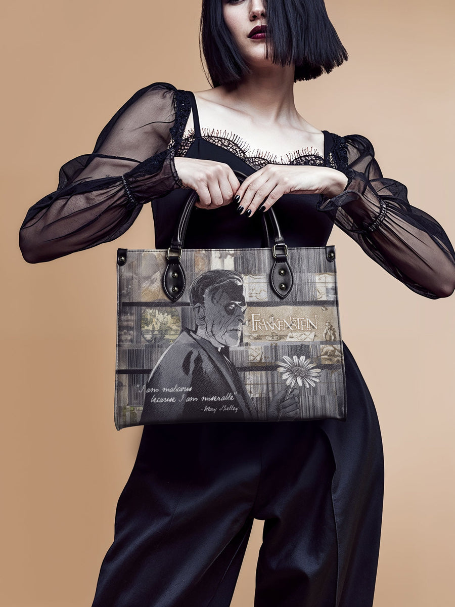 "Frankenstein" Ashes of Hope - Black Interior - Leather Handbag