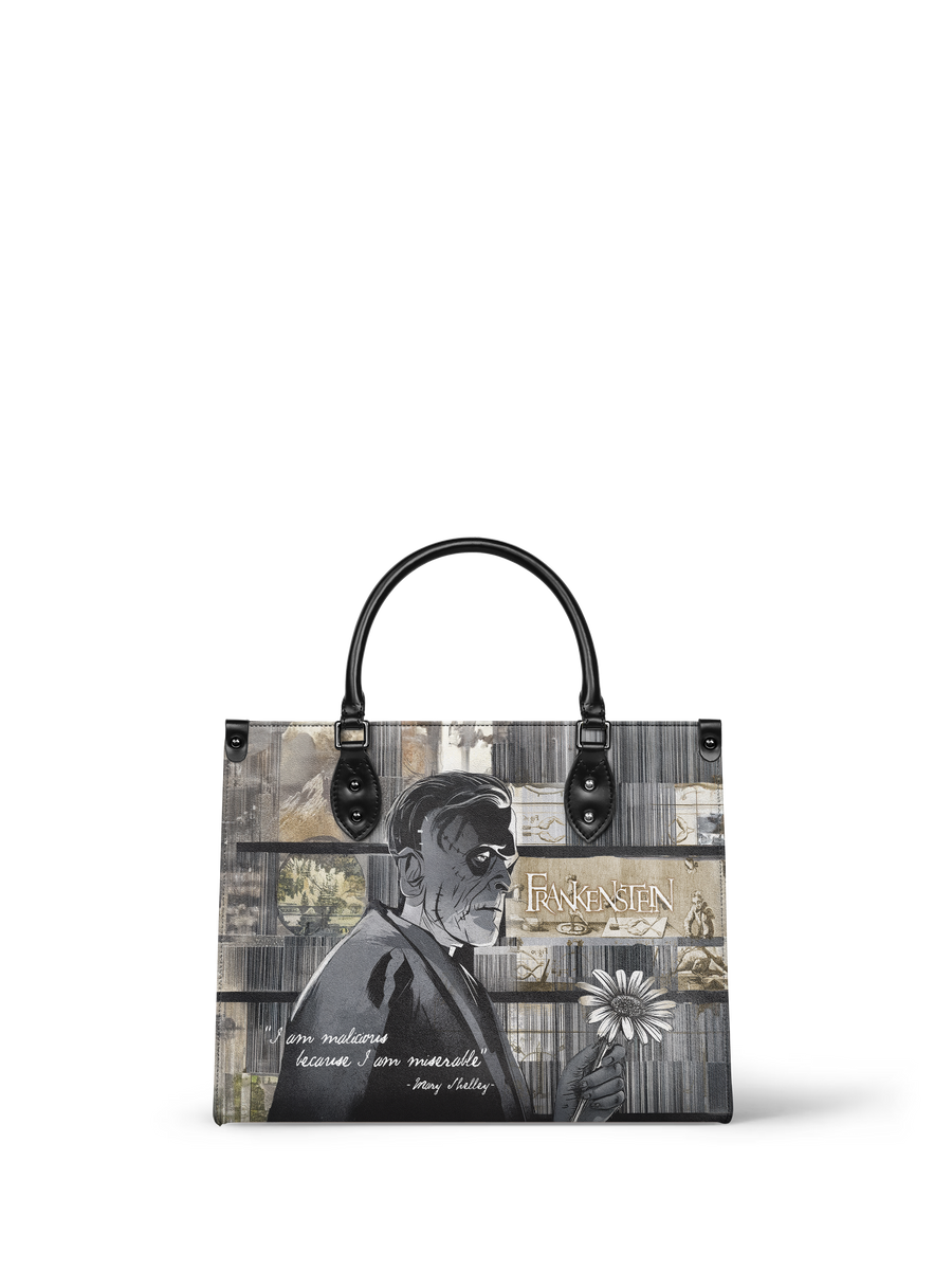 "Frankenstein" Ashes of Hope - Black Interior - Leather Handbag