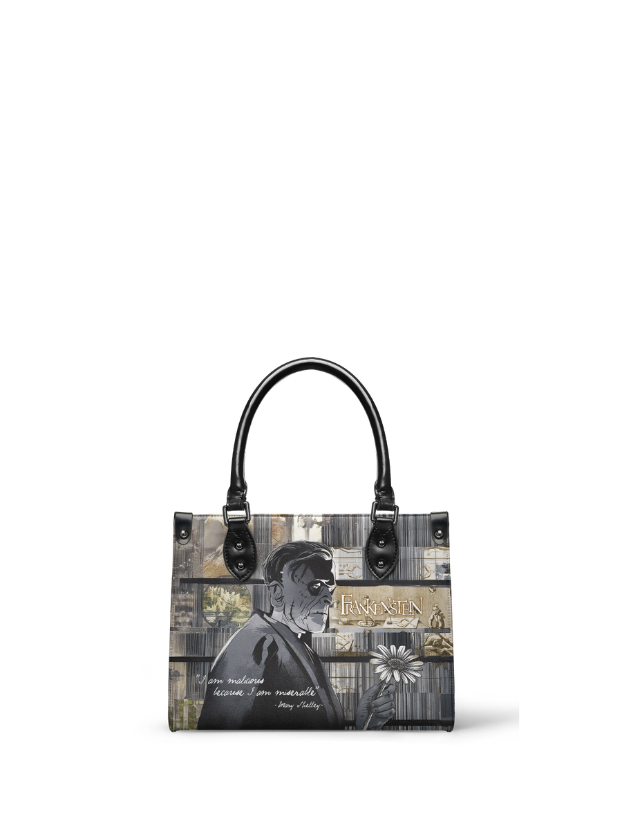 "Frankenstein" Ashes of Hope - Black Interior - Small Leather Handbag