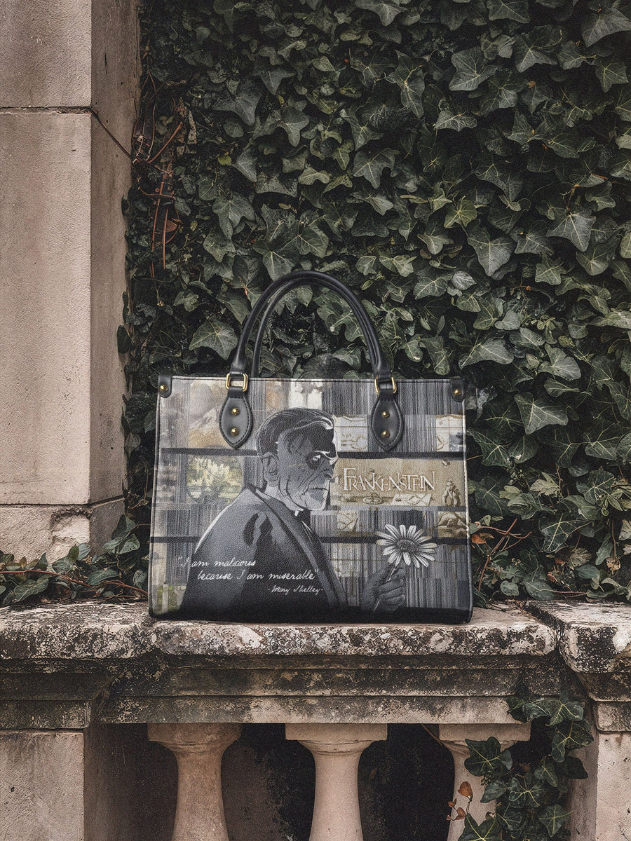 "Frankenstein" Ashes of Hope Leather Handbag