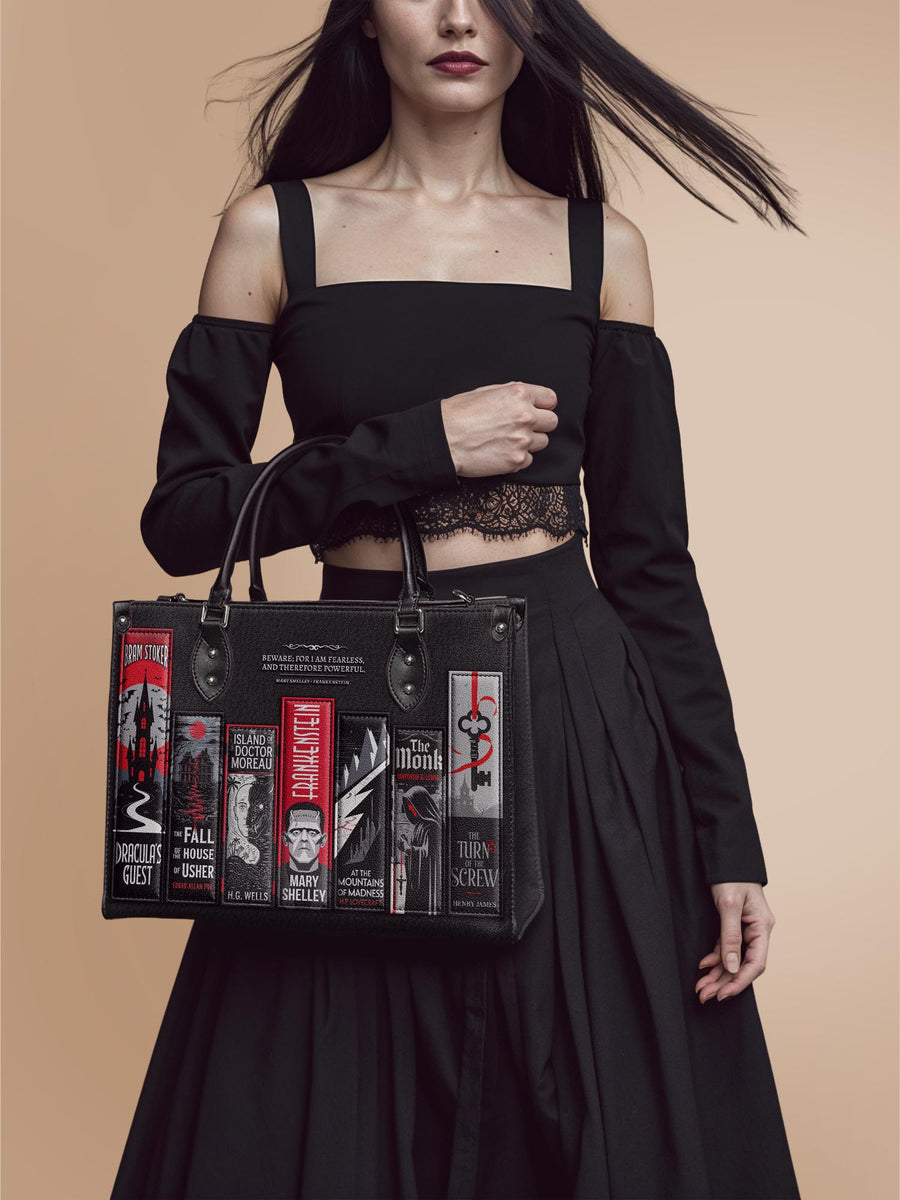 "The Fearless Collection" - Black Interior - Leather Handbag