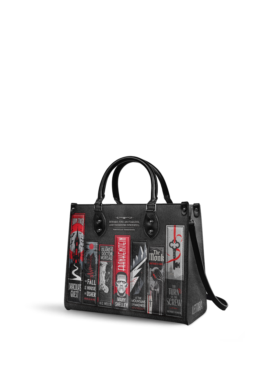 "The Fearless Collection" - Black Interior - Leather Handbag