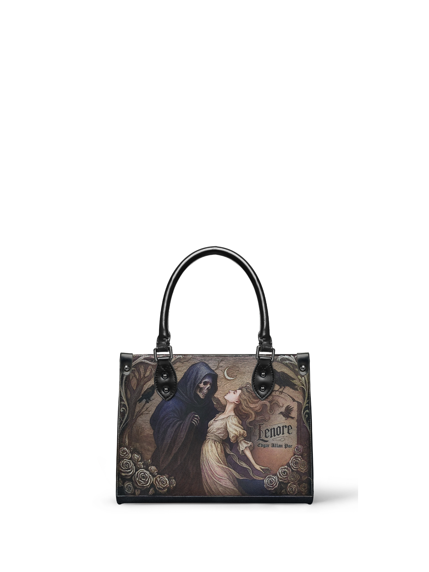 "Lenore" - Black Interior - Small Leather Handbag