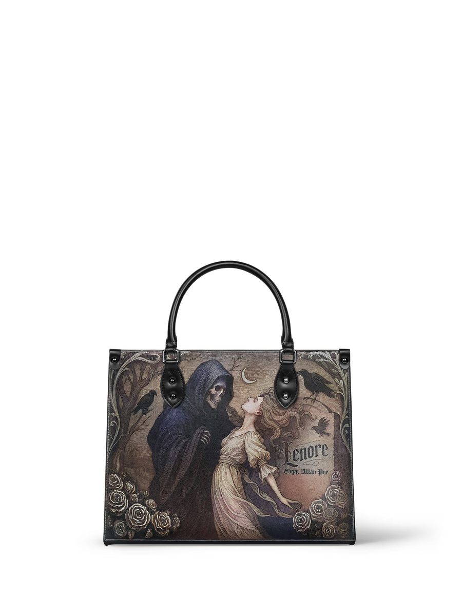 "Lenore" - Black Interior - Leather Handbag