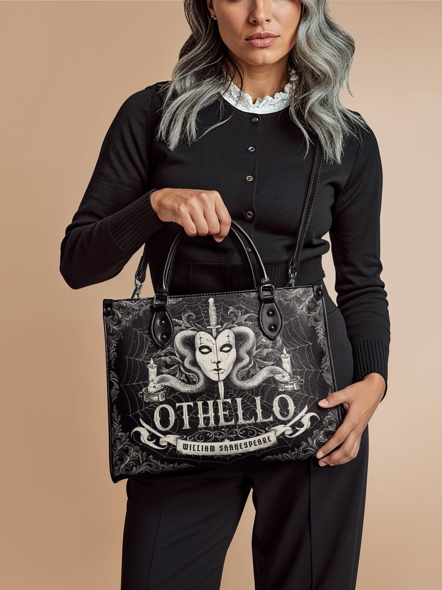 "Othello" - Black Interior - Leather Handbag