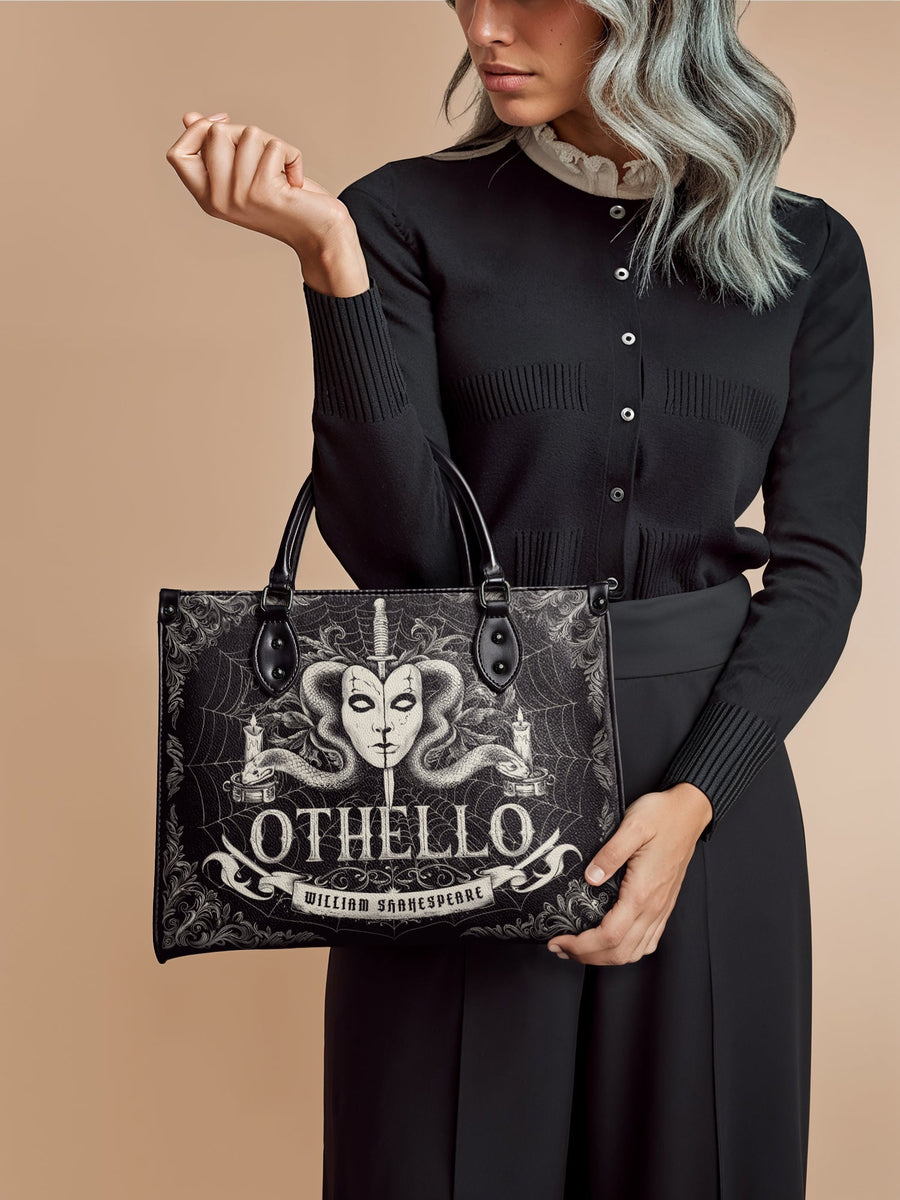 "Othello" - Black Interior - Leather Handbag