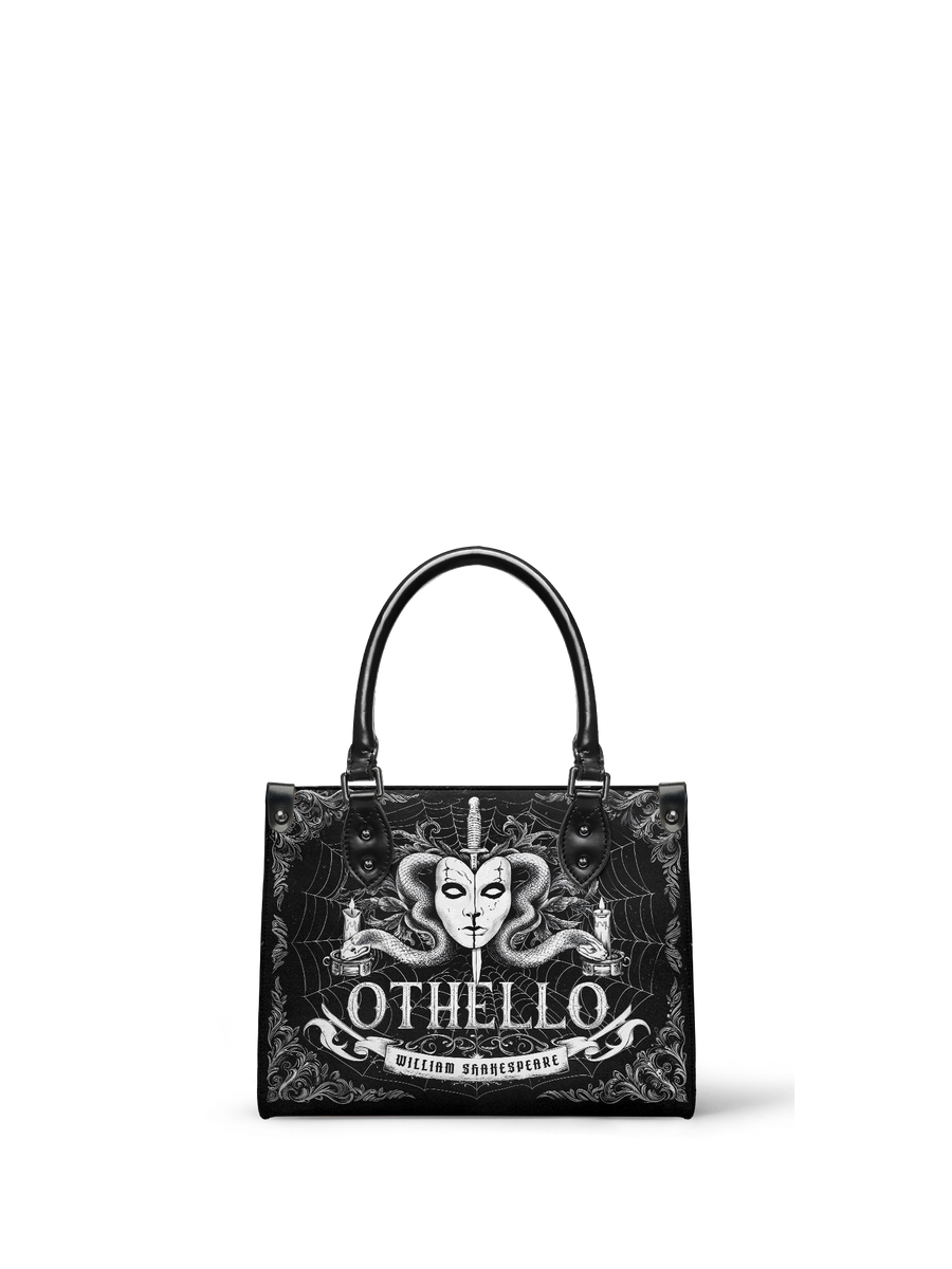 "Othello" - Black Interior - Small Leather Handbag