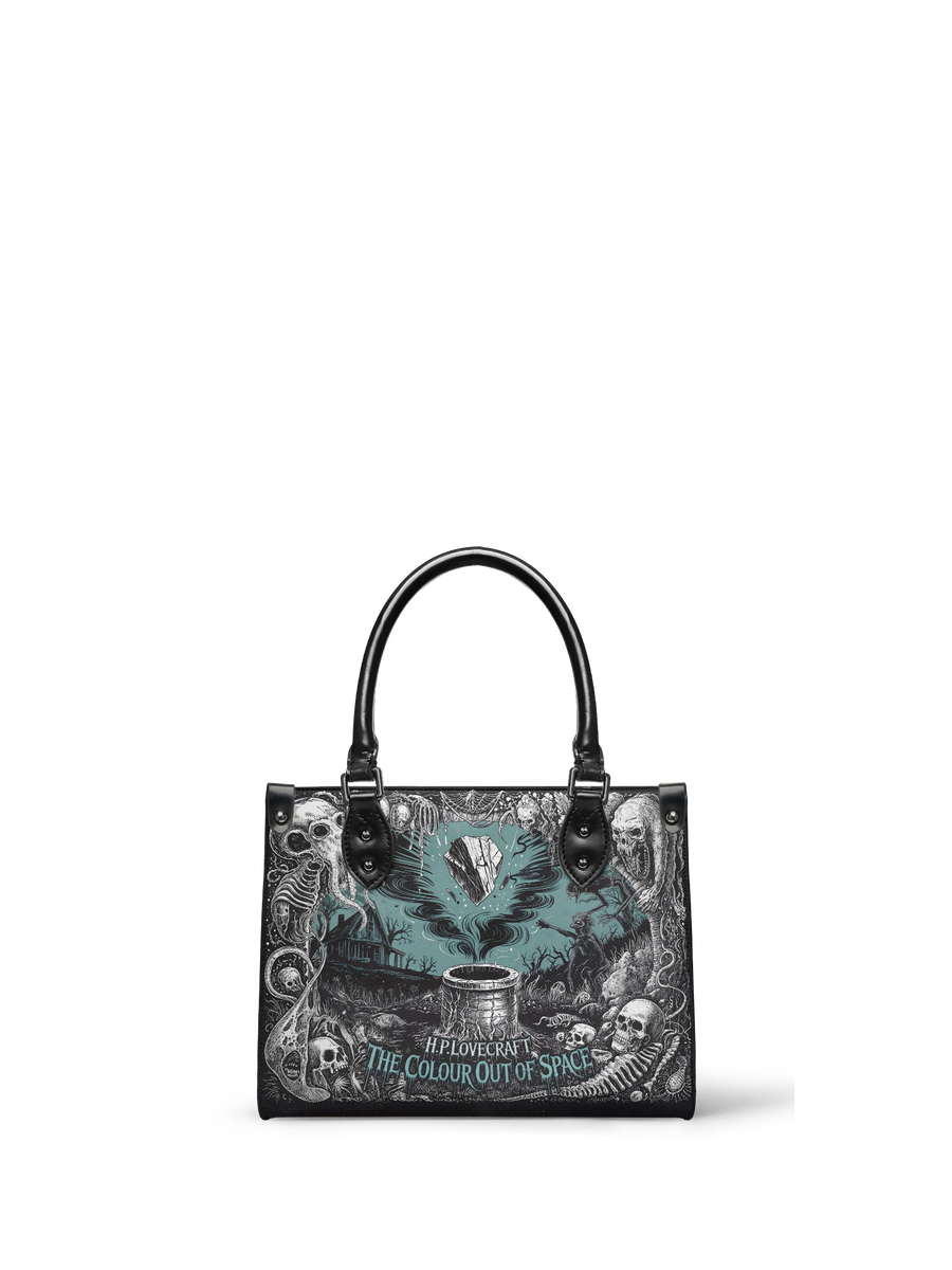 "The Colour Out Of Space" - Black Interior - Small Leather Handbag