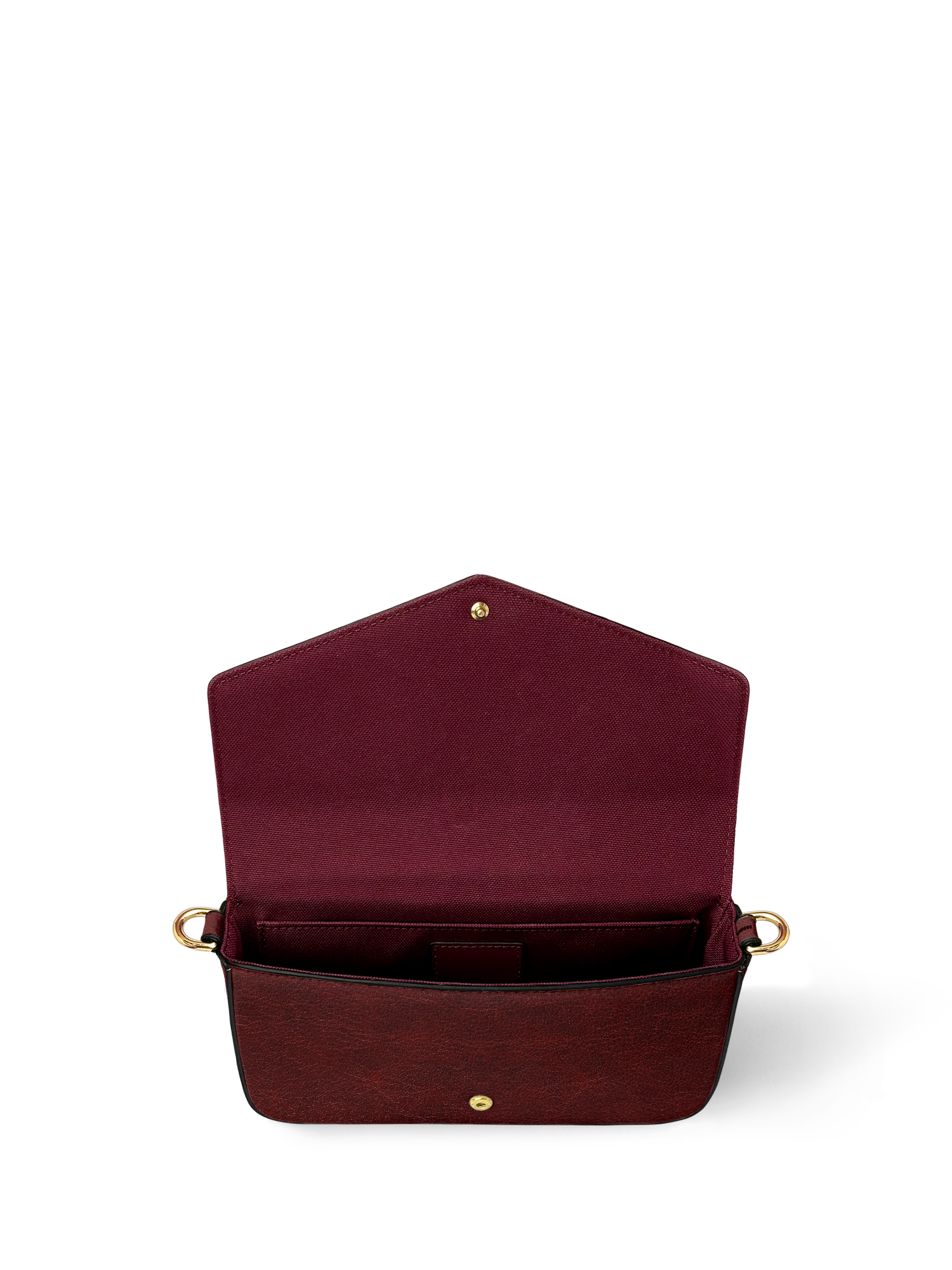 "The Crimson Codex" Envelope Chain Crossbody Bag