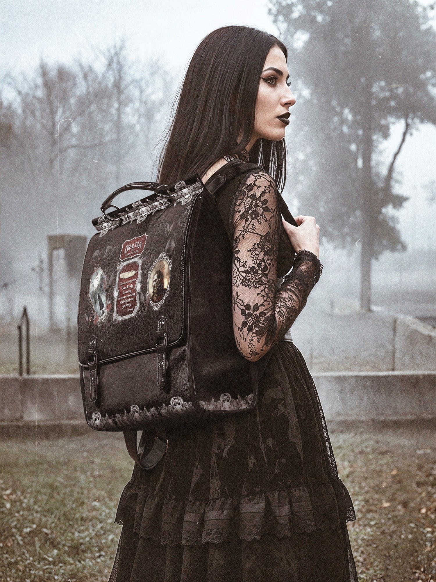 "The Dracula" Leather Backpack