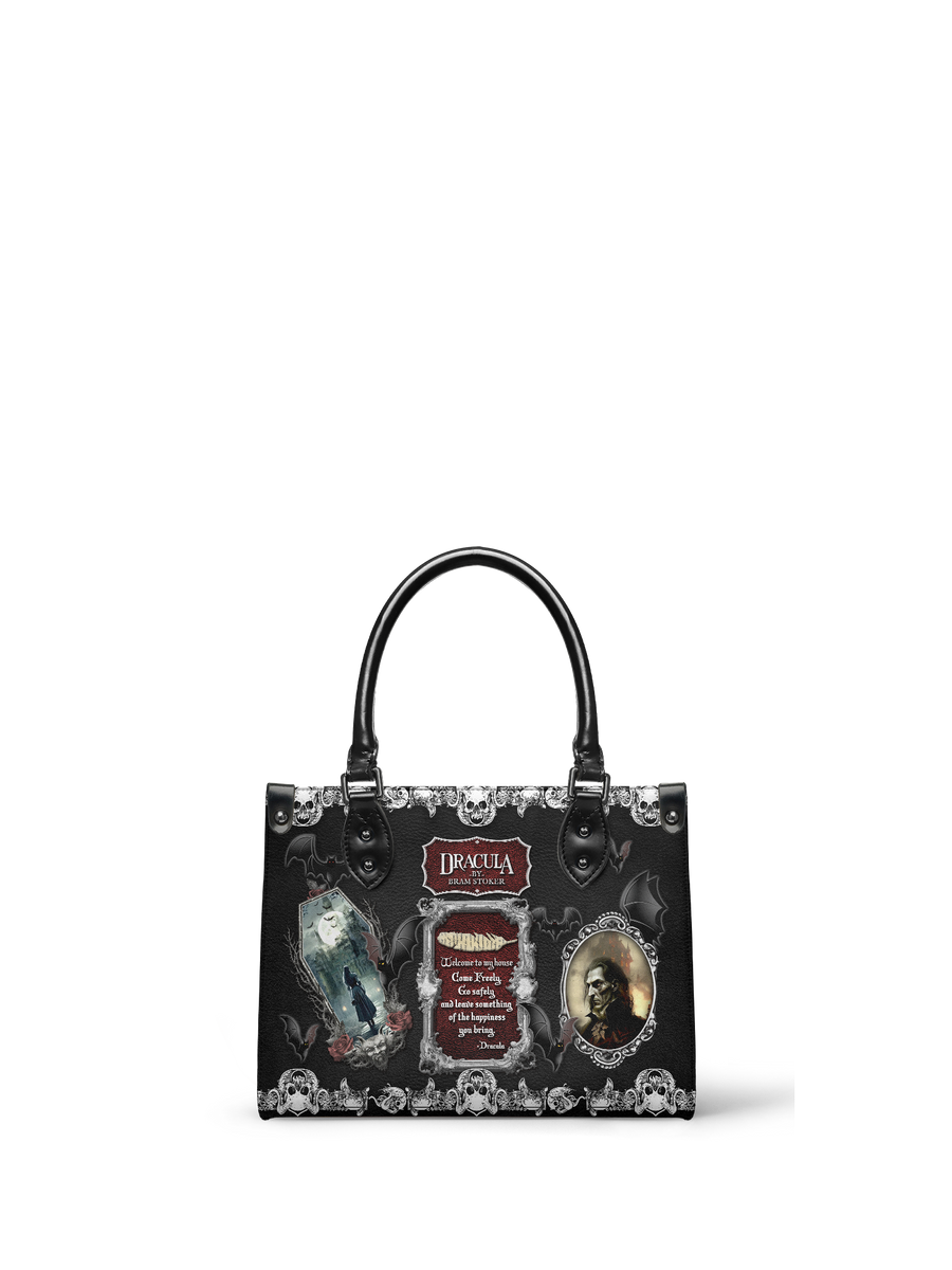 "The Dracula" - Black Interior - Small Leather Handbag