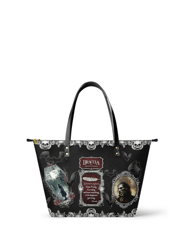 "The Dracula" Leather Tote Bag