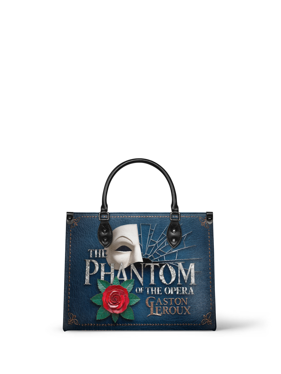 "The Phantom Of The Opera" - Black Interior - Leather Handbag
