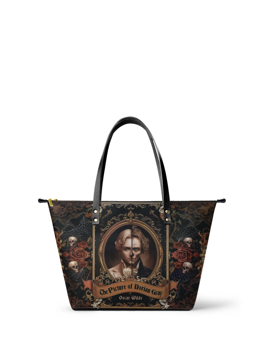 "The Picture Of Dorian Gray" Leather Tote Bag